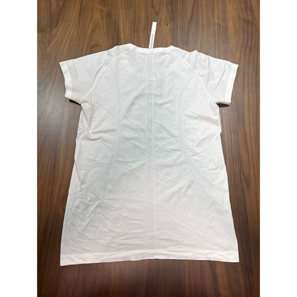 Lululemon swiftly tech short sleeve crew size 12 white
 - Picture 4 of 5